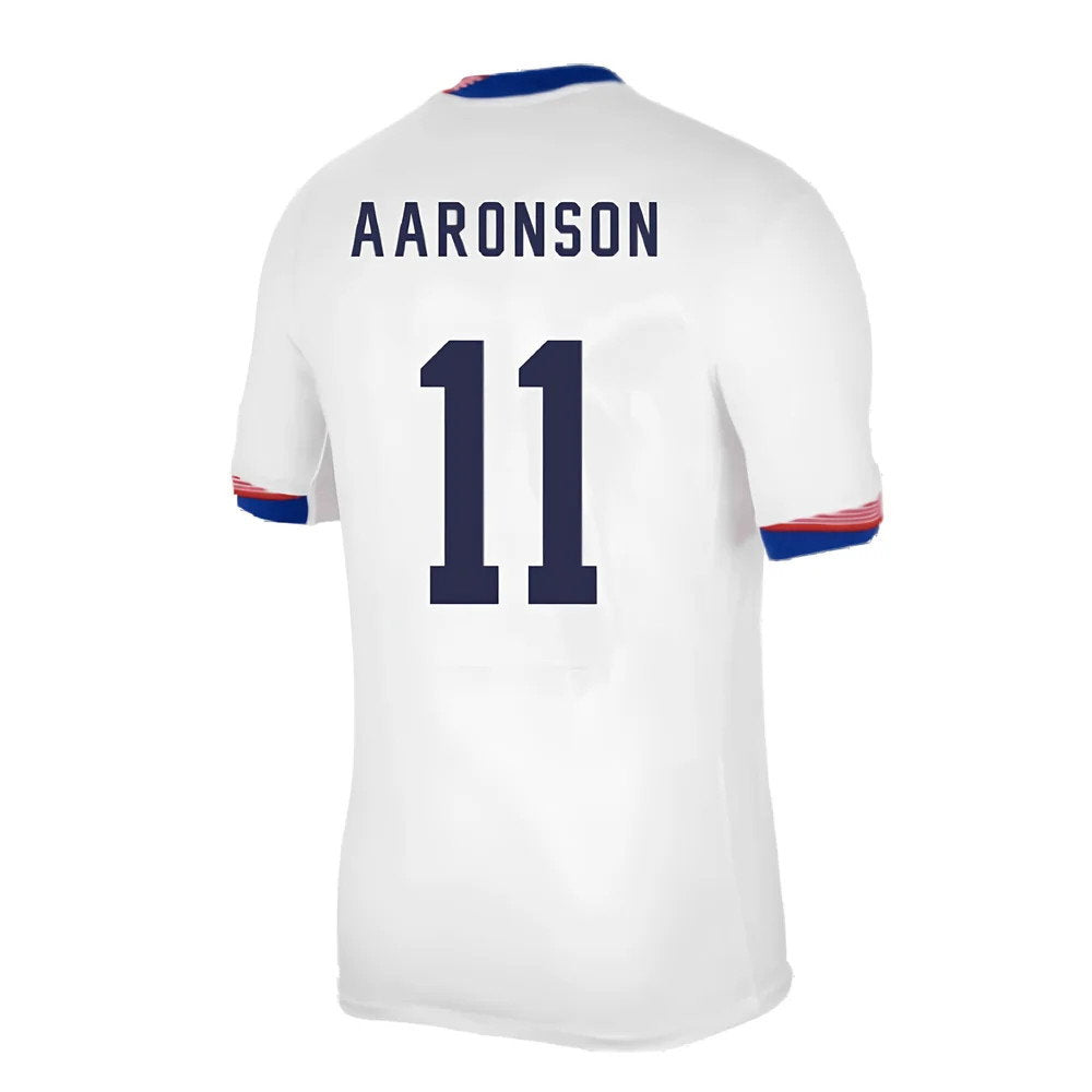 2024-2025 United States USA Home Shirt (AARONSON 11)_2