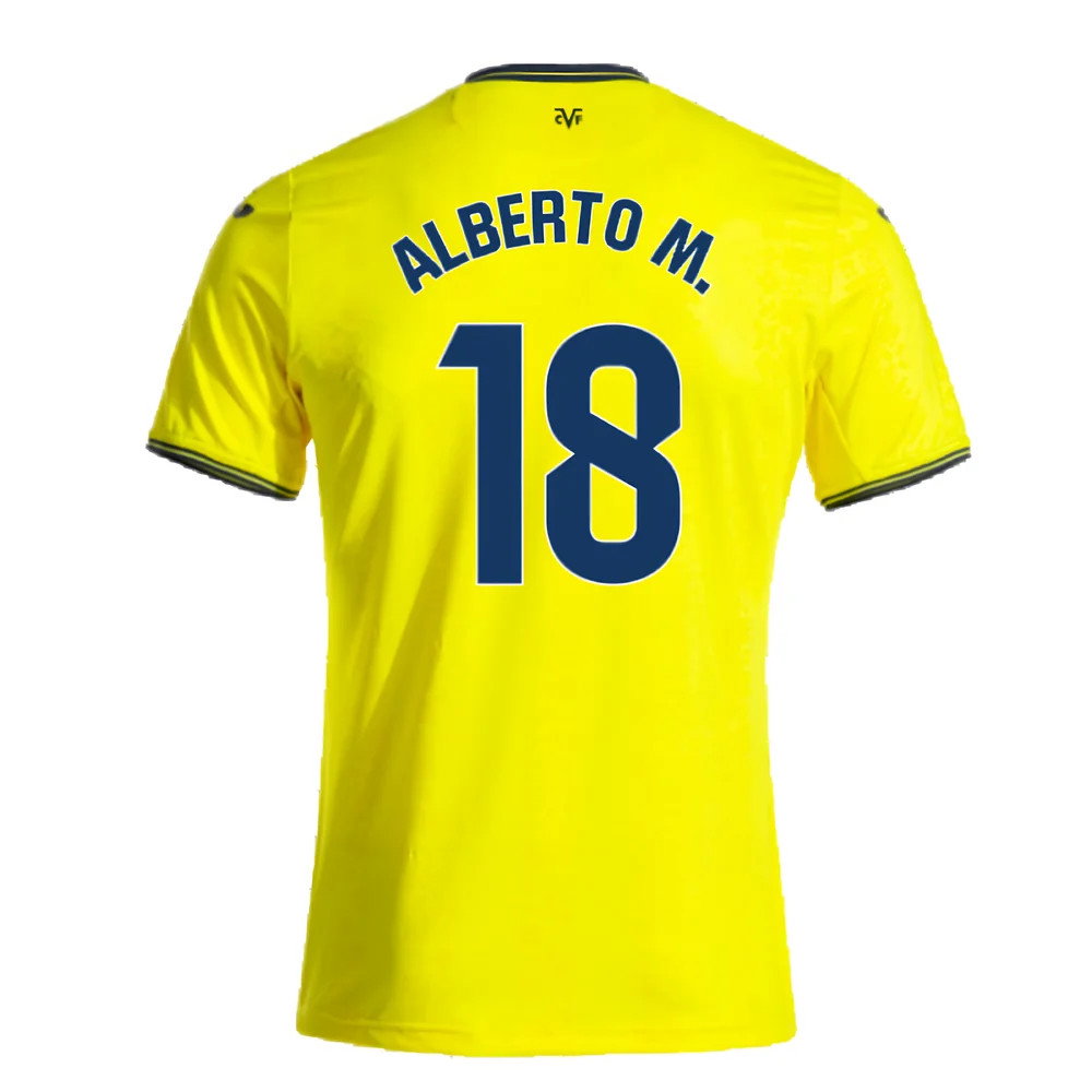 2024-2025 Villarreal Home Shirt (Alberto M. 18)_2
