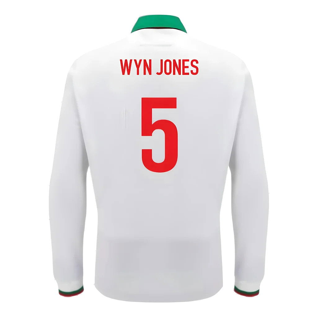 2024-2025 Wales Away Cotton LS Rugby Shirt (Wyn Jones 5)_2