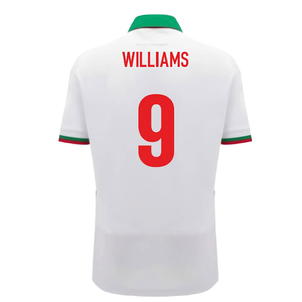 2024-2025 Wales Away Cotton Rugby Shirt (Kids) (Williams 9)_2