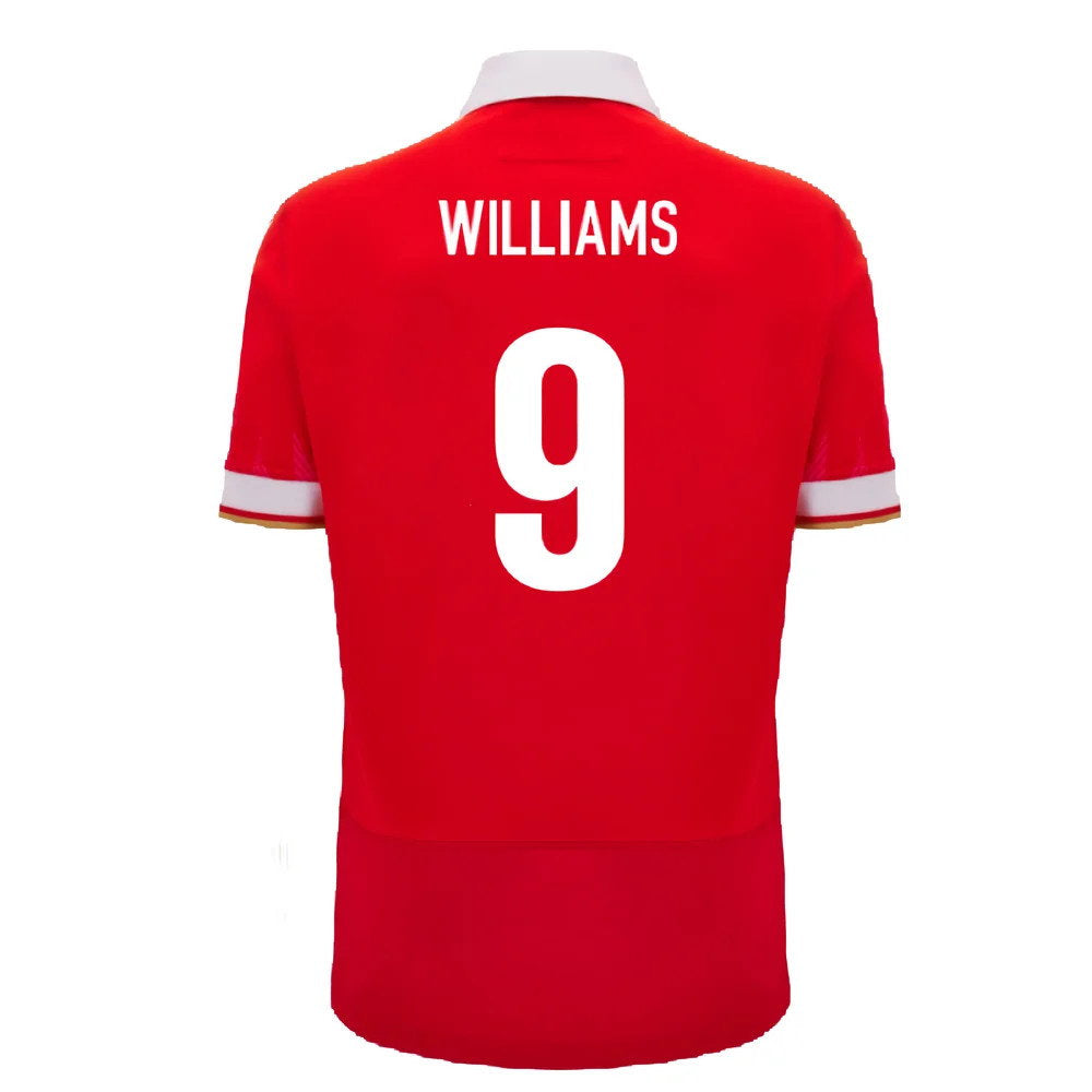 2024-2025 Wales WRU Home Cotton Rugby Shirt (Williams 9)_2
