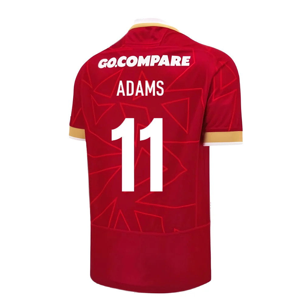 2024-2025 Wales WRU Home Pathway Poly Rugby Shirt (Adams 11)_2