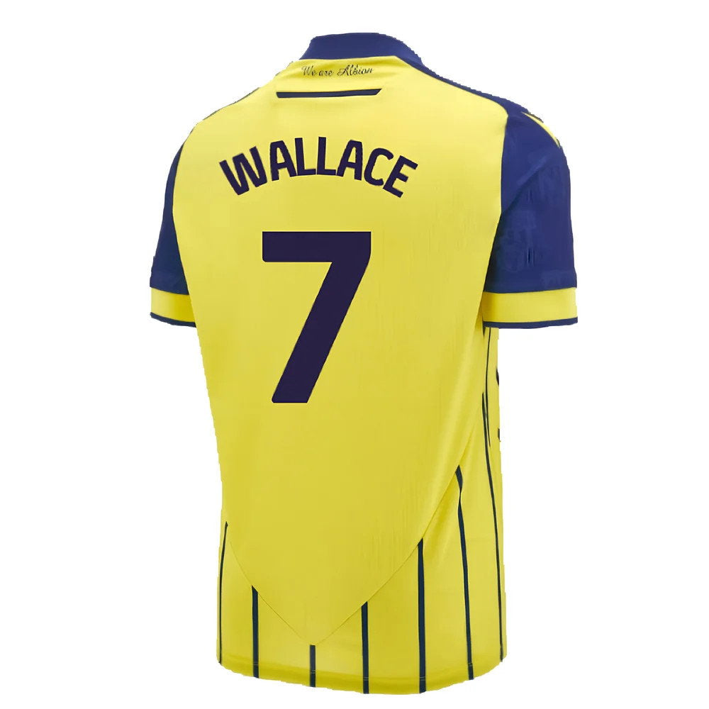2024-2025 West Brom WBA Albion Away Shirt (Wallace 7)_2