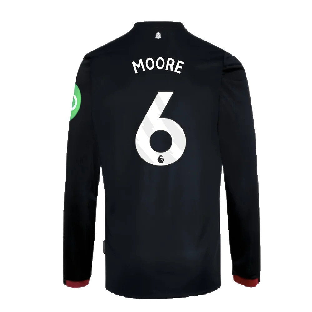 2024-2025 West Ham Long Sleeve Away Shirt (Kids) (Moore 6)_2