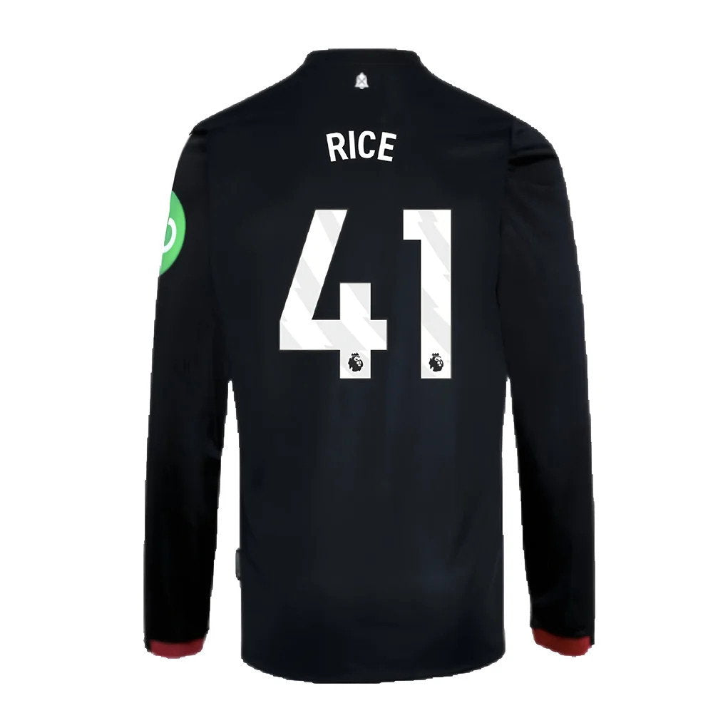 2024-2025 West Ham Long Sleeve Away Shirt (Kids) (Rice 41)_2