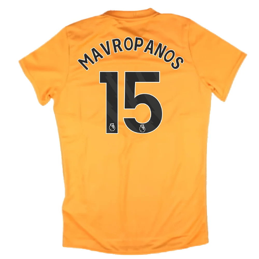 2024-2025 West Ham Training Jersey (Orange) - Kids (Mavropanos 15)_2
