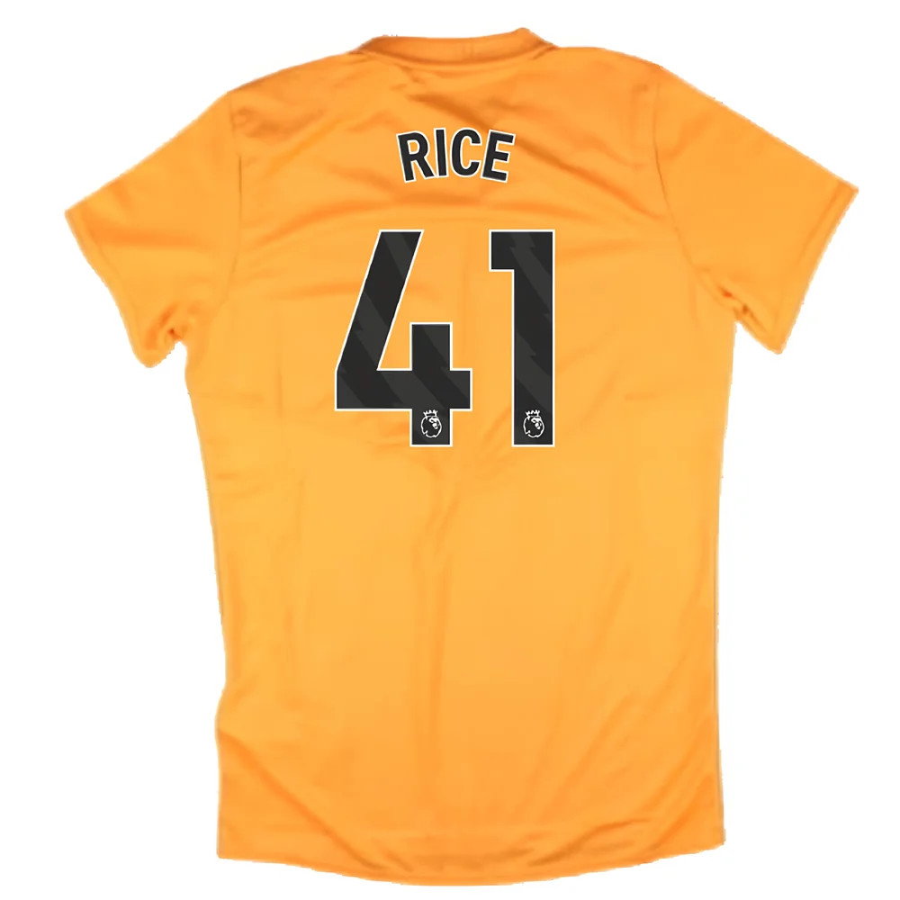 2024-2025 West Ham Training Jersey (Orange) - Kids (Rice 41)_2