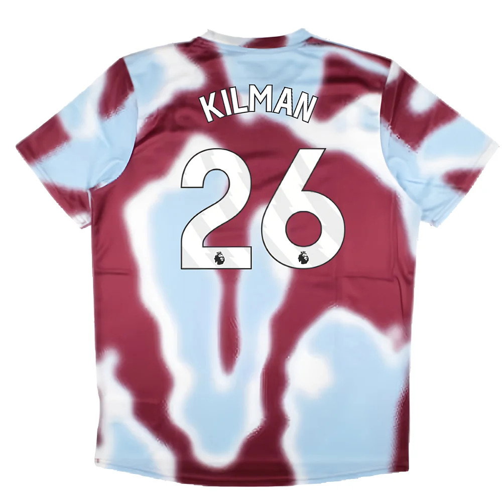 2024-2025 West Ham Warm Up Jersey (New Claret) (Kilman 26)_2