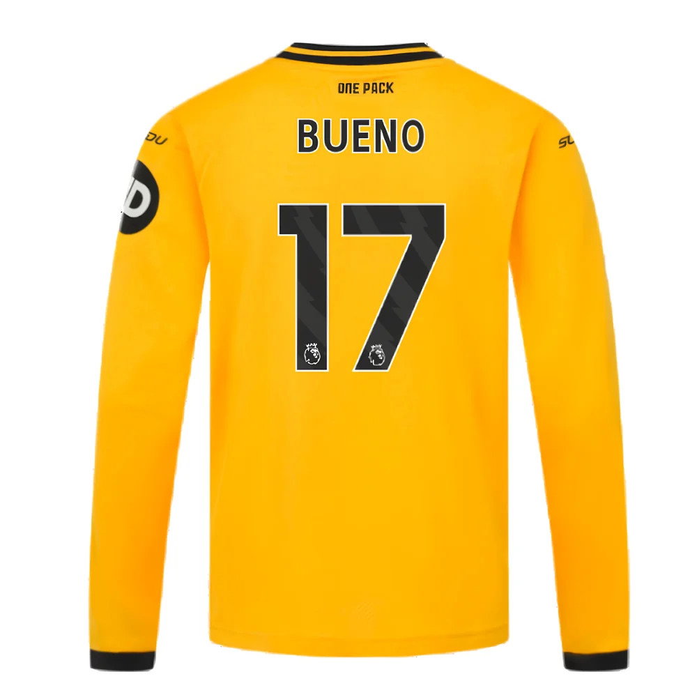 2024-2025 Wolves Long Sleeve Home Shirt (Kids) (Bueno 17)_2