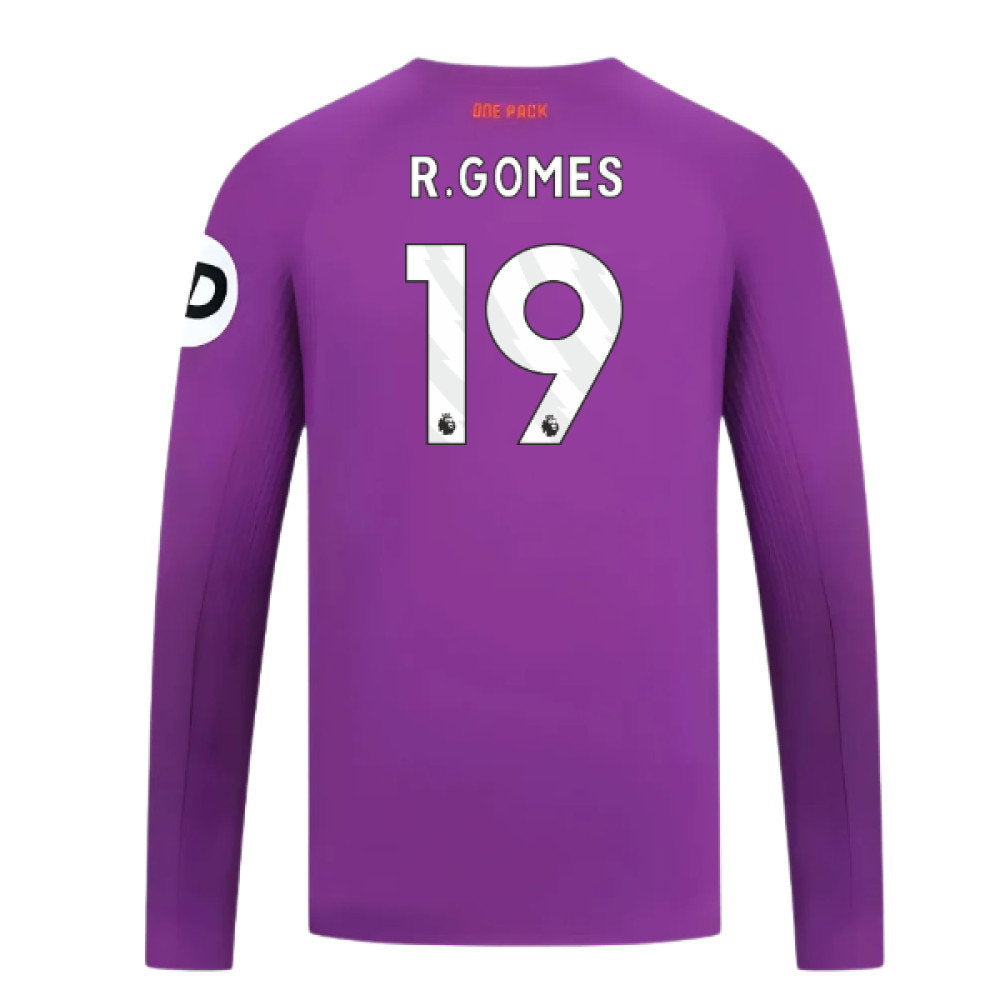 2024-2025 Wolves Long Sleeve Third Shirt (R.Gomes 19)_0