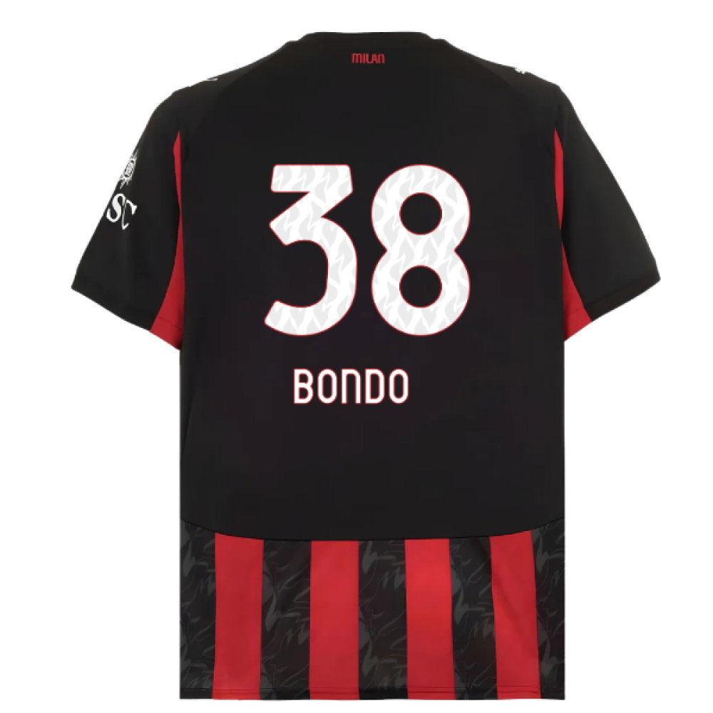 2025-2026 AC Milan Home Shirt (Bondo 38)_0