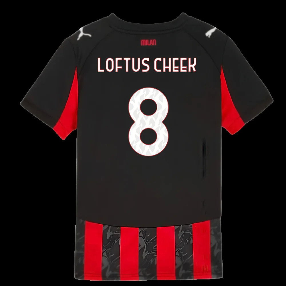 2025-2026 AC Milan Home Shirt (Kids) (Loftus Cheek 8)_2