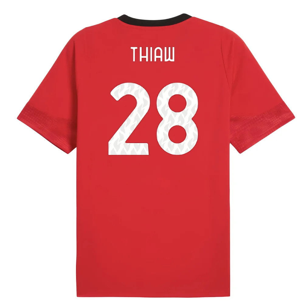 2025-2026 AC Milan Training Jersey (Red) (Thiaw 28)_0