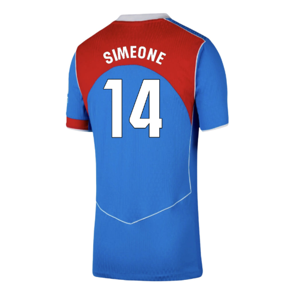 2025-2026 Atletico Madrid Authentic Third Shirt (Simeone 14)_0