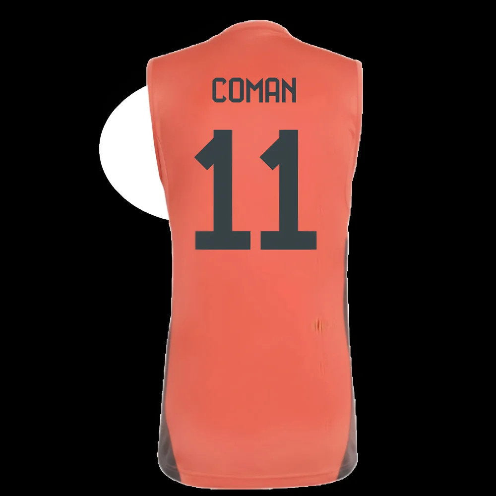 2025-2026 Bayern Munich Sleeveless Jersey (Easy Coral) (Coman 11)_2