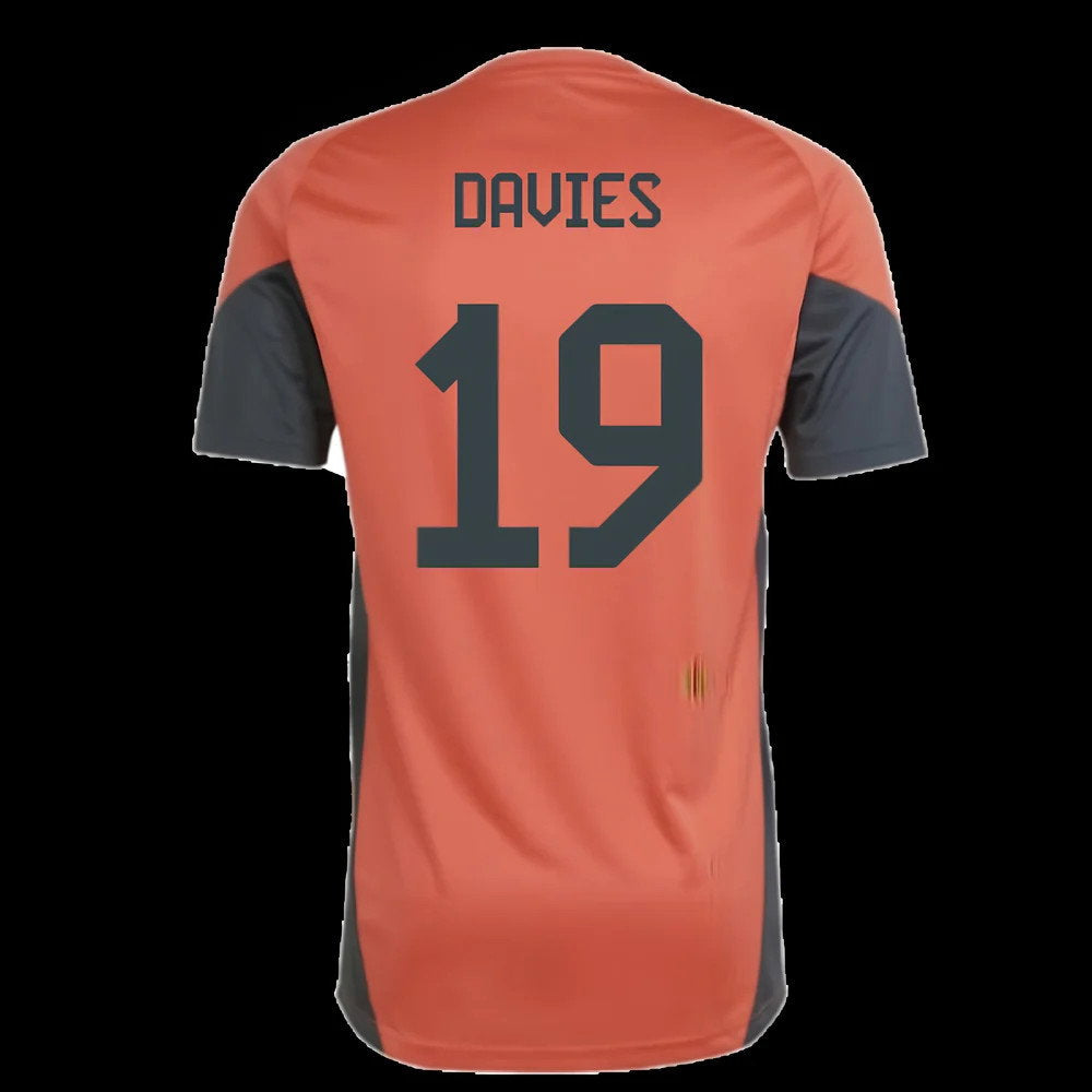 2025-2026 Bayern Munich Training Shirt (Easy Coral) (Davies 19)_2