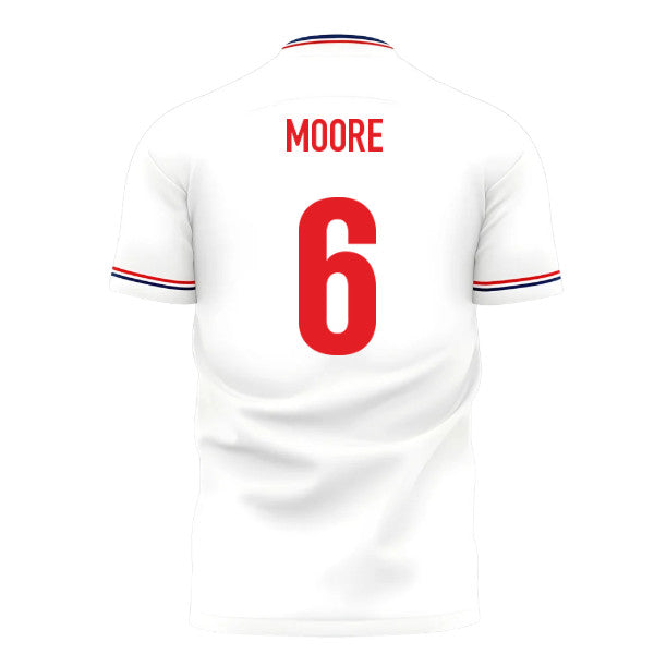 2025-2026 England Home Cross Concept Shirt (Libero) Adult Short Sleeve (Moore 6)_0