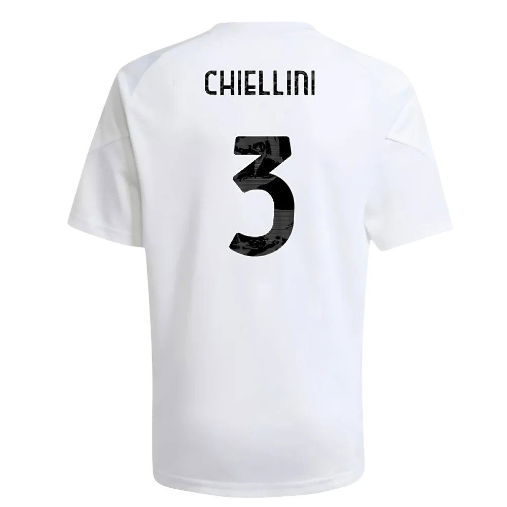 2025-2026 Juventus Training Shirt (White) - Kids (Chiellini 3)_0