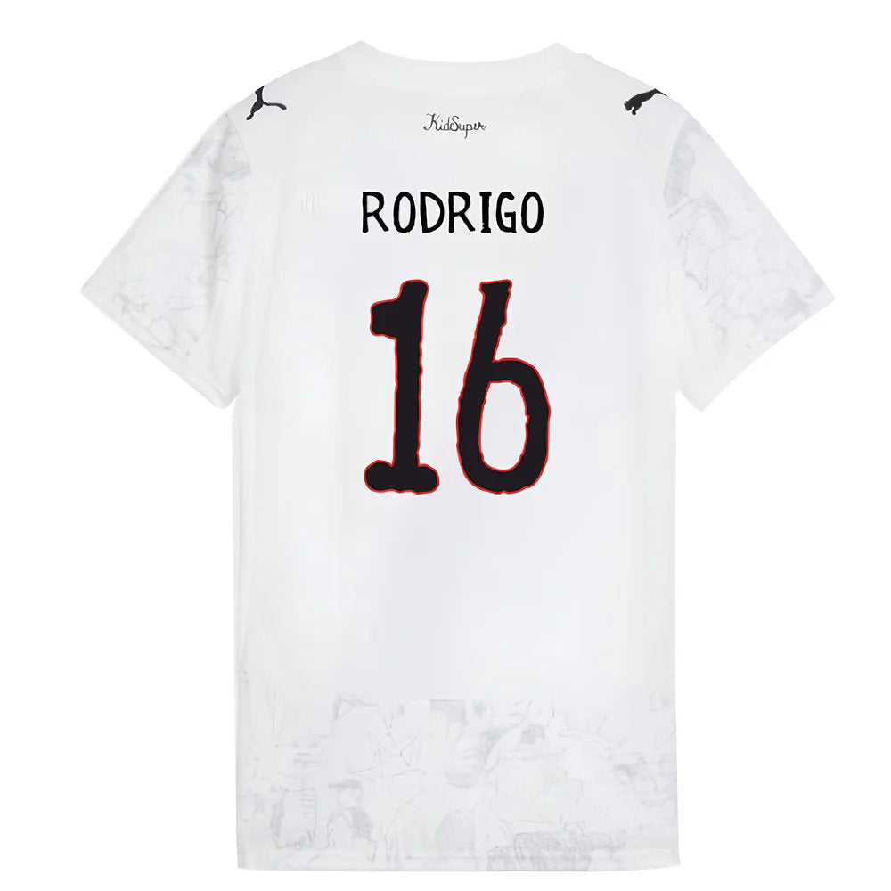 2025-2026 KIDSUPER x Manchester City CWC Shirt (White) - Womens (Rodrigo 16)_0