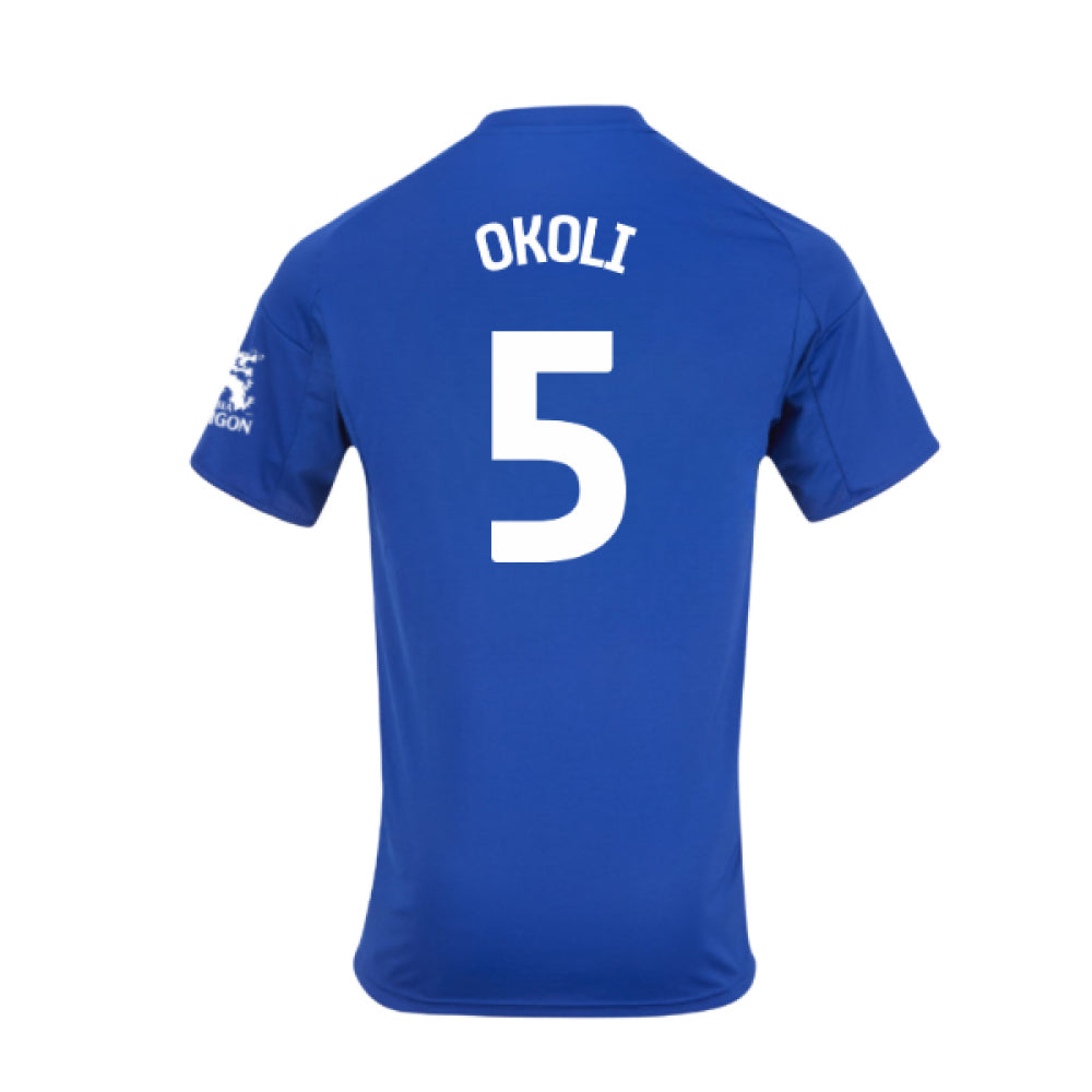 2025-2026 Leicester City Home Shirt - Kids (Okoli 5)_0