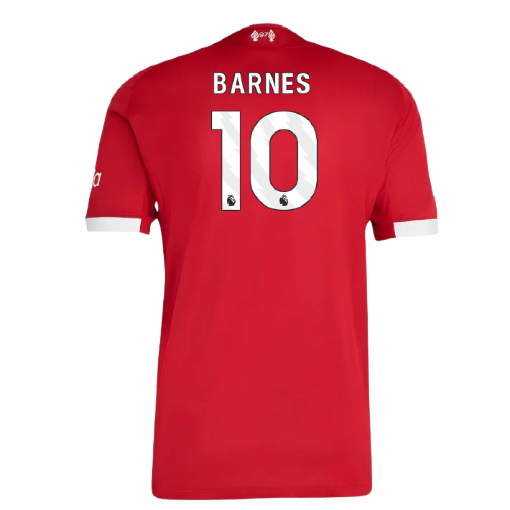 2025-2026 Liverpool Authentic Home Shirt (Barnes 10)_0
