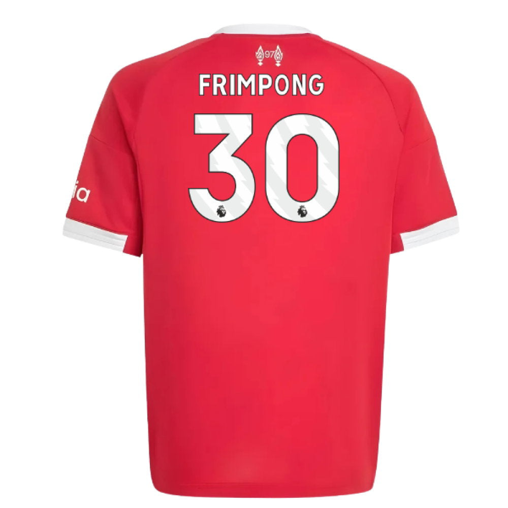 2025-2026 Liverpool Home Shirt (Kids) (Frimpong 30)_0