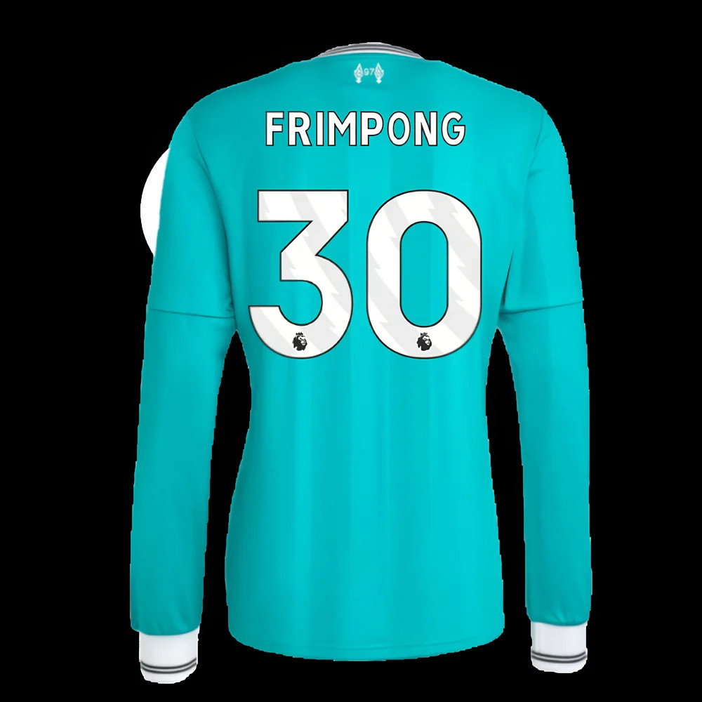 2025-2026 Liverpool Long Sleeve Third Shirt (Frimpong 30)_0