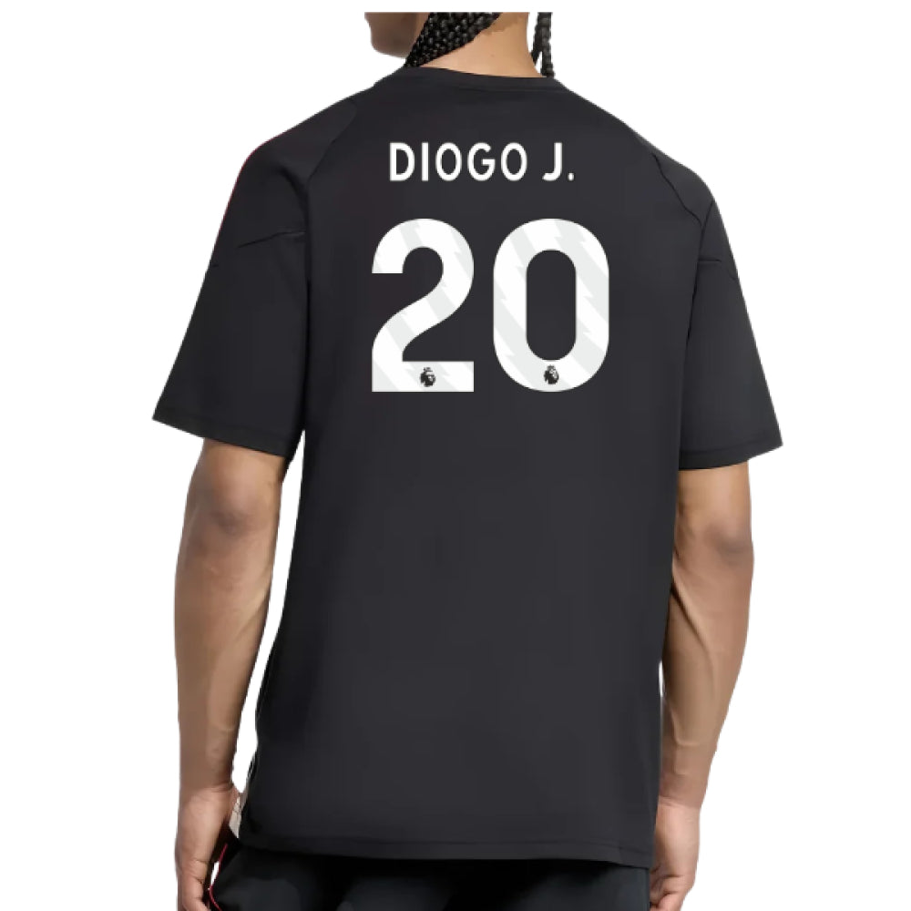2025-2026 Liverpool Training Tee (Black) (Diogo J. 20)_0