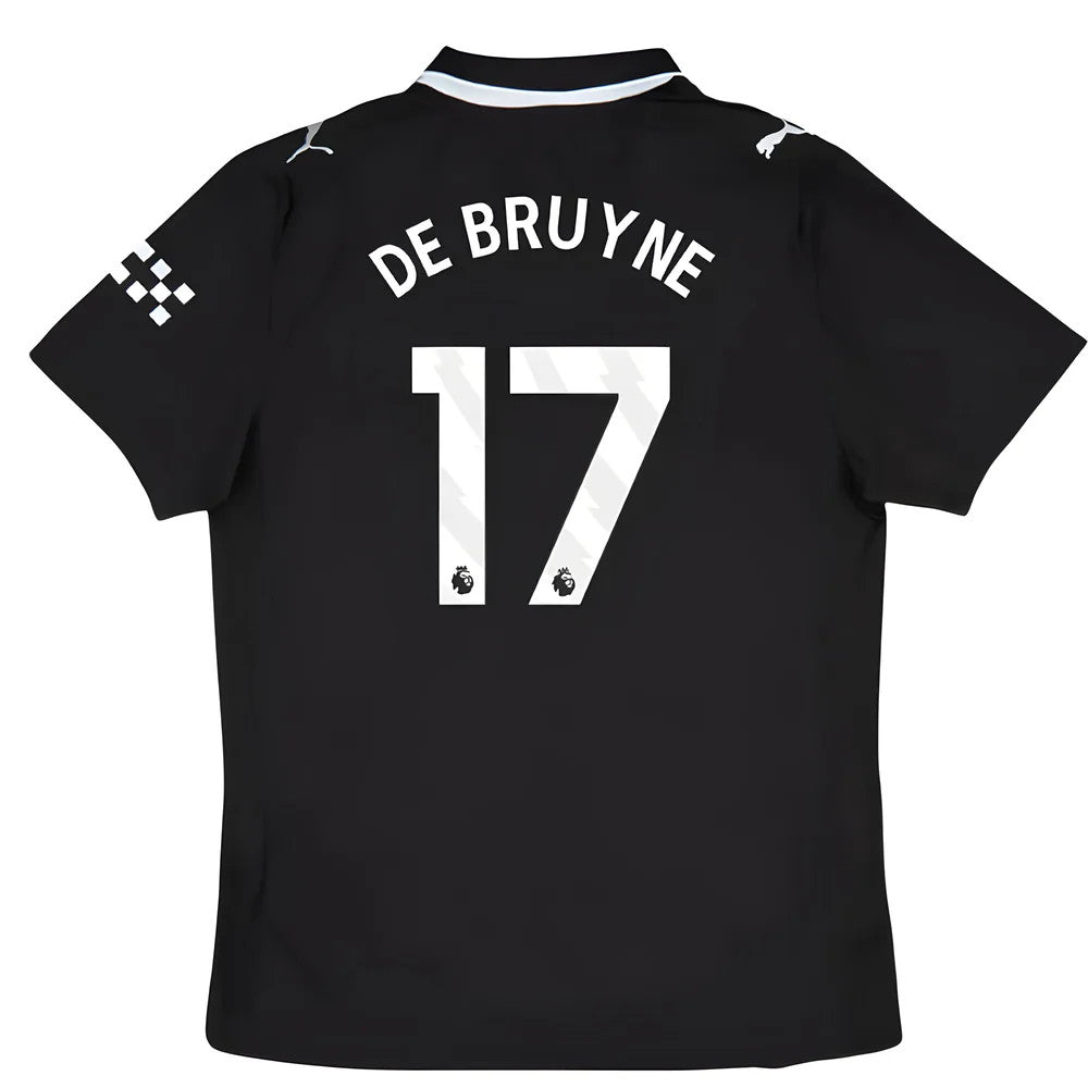 2025-2026 Man City Authentic Away Shirt (De Bruyne 17)_0