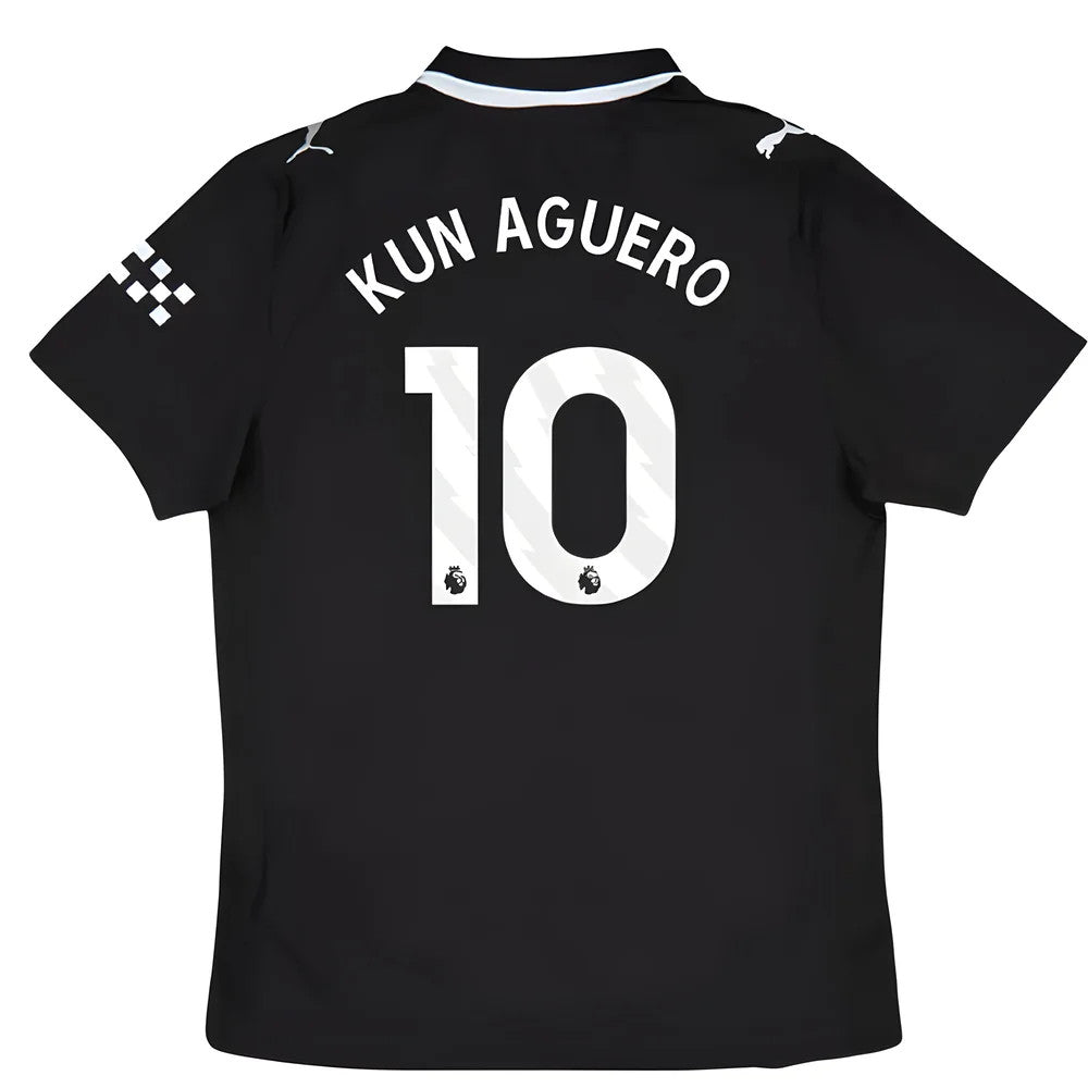 2025-2026 Man City Authentic Away Shirt (Kun Aguero 10)_0
