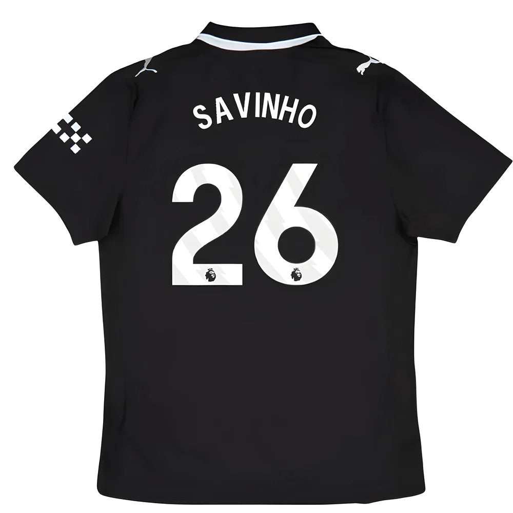 2025-2026 Man City Authentic Away Shirt (Savinho 26)_0