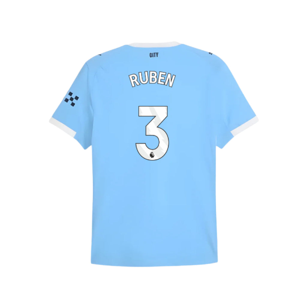 2025-2026 Man City Authentic Home Shirt (Ruben 3)_0