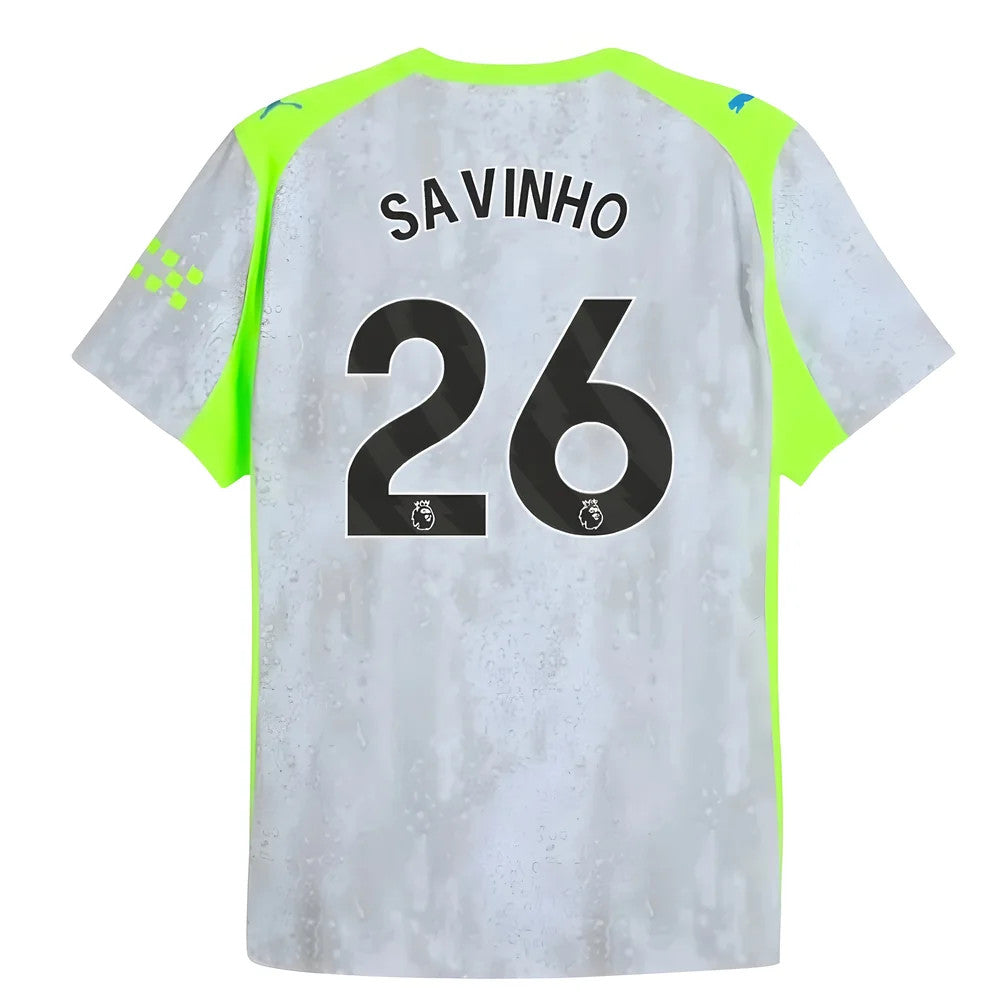 2025-2026 Man City Authentic Third Shirt (Savinho 26)_0