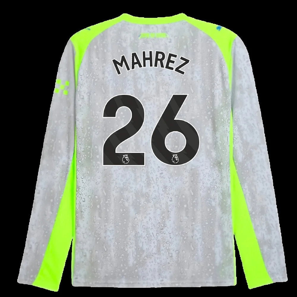 2025-2026 Man City Long Sleeve Third Shirt (Mahrez 26)_0
