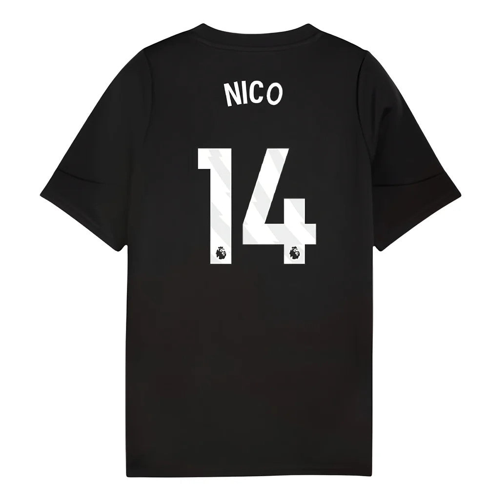 2025-2026 Man City Training Jersey (Black) - Kids (Nico 14)_0