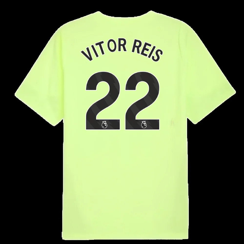 2025-2026 Man City Training Jersey (Fizzy Apple) (Vitor Reis 22)_0