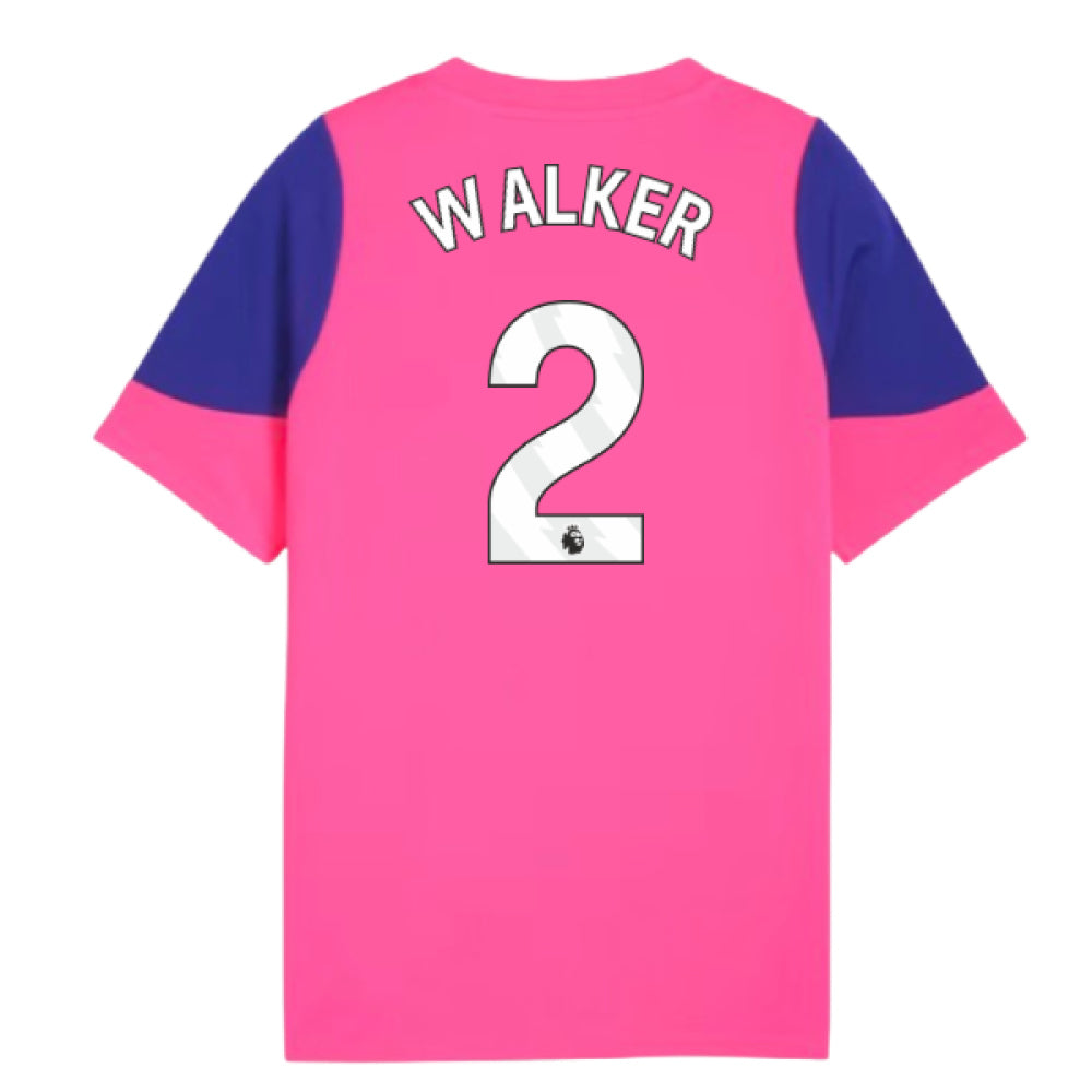 2025-2026 Man City Training Jersey (Fluro Pink) - Kids (Walker 2)_0