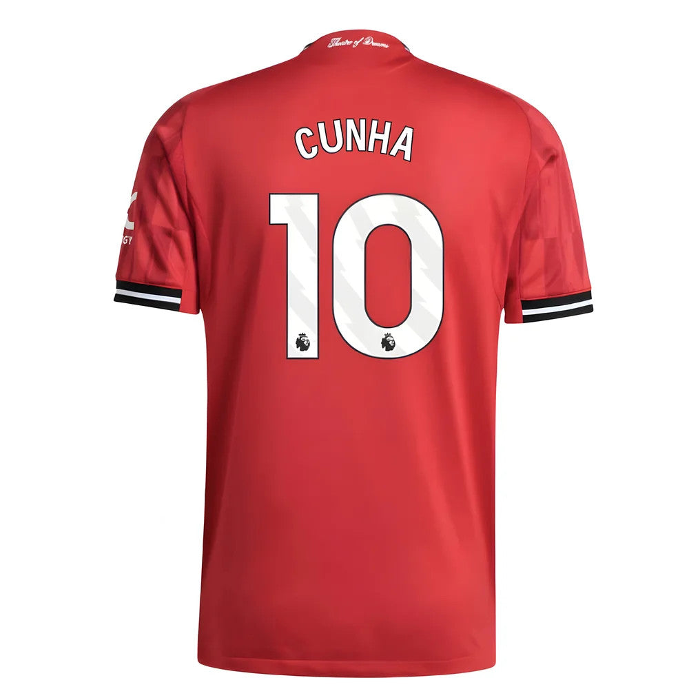 2025-2026 Man Utd Authentic Home Shirt (Cunha 10)_0