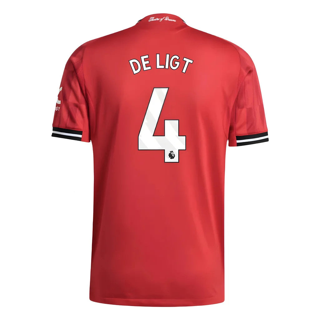 2025-2026 Man Utd Authentic Home Shirt (De Ligt 4)_0