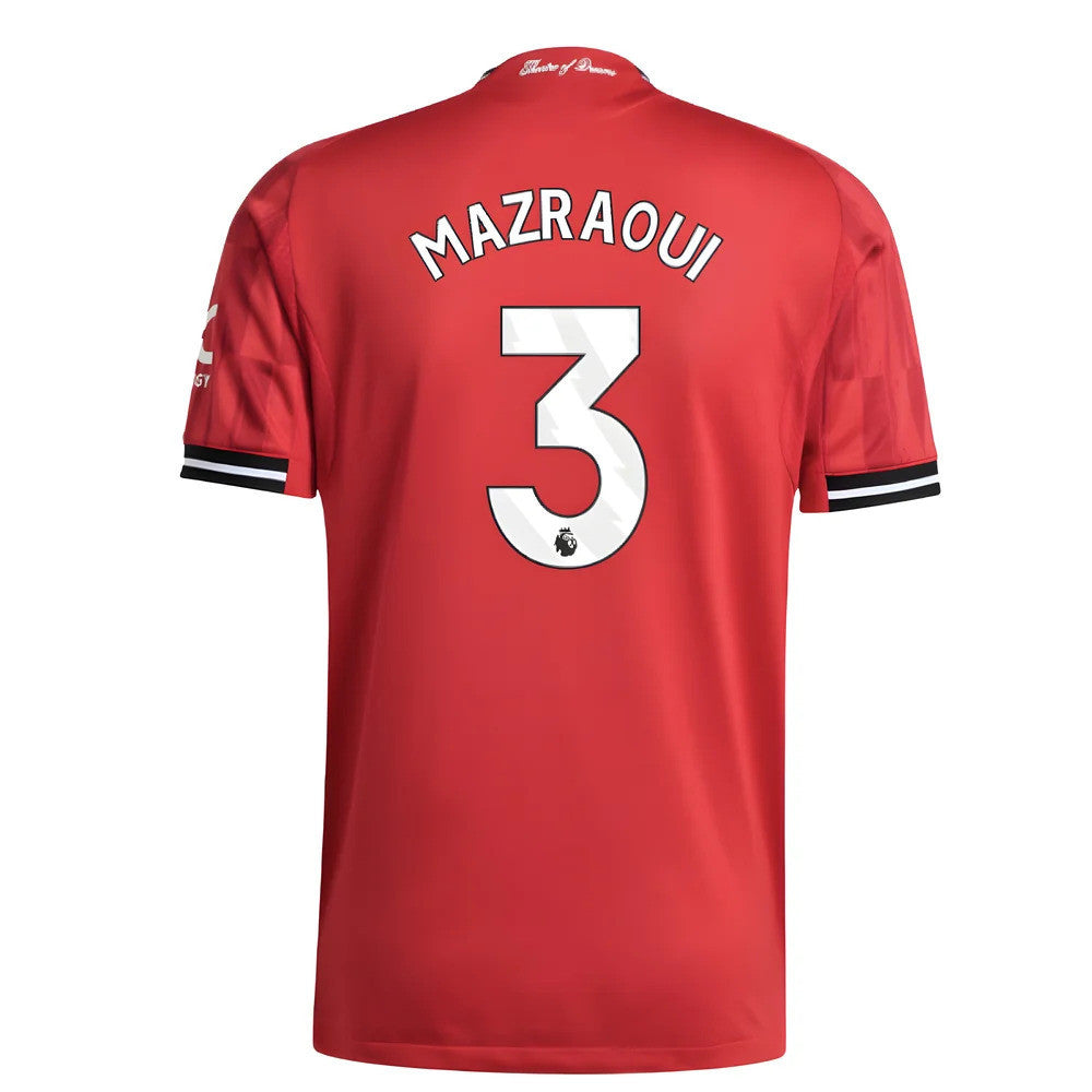 2025-2026 Man Utd Authentic Home Shirt (Mazraoui 3)_0