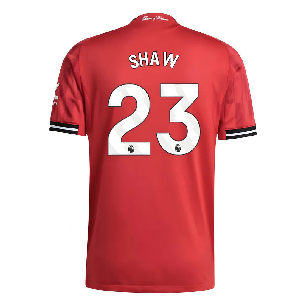 2025-2026 Man Utd Authentic Home Shirt (Shaw 23)_0
