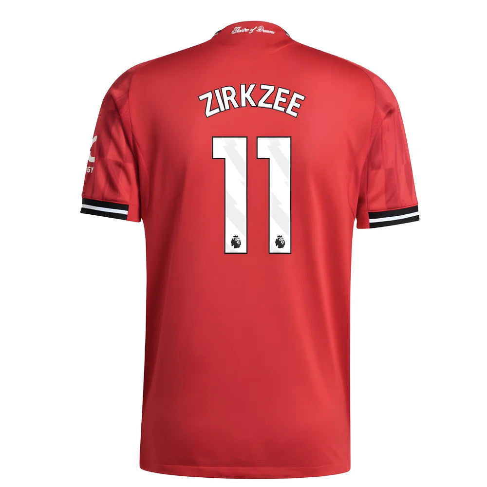 2025-2026 Man Utd Authentic Home Shirt (Zirkzee 11)_0