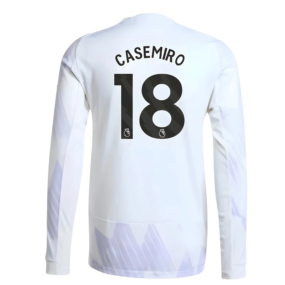 2025-2026 Man Utd Authentic Long Sleeve Away Shirt (Casemiro 18)_0