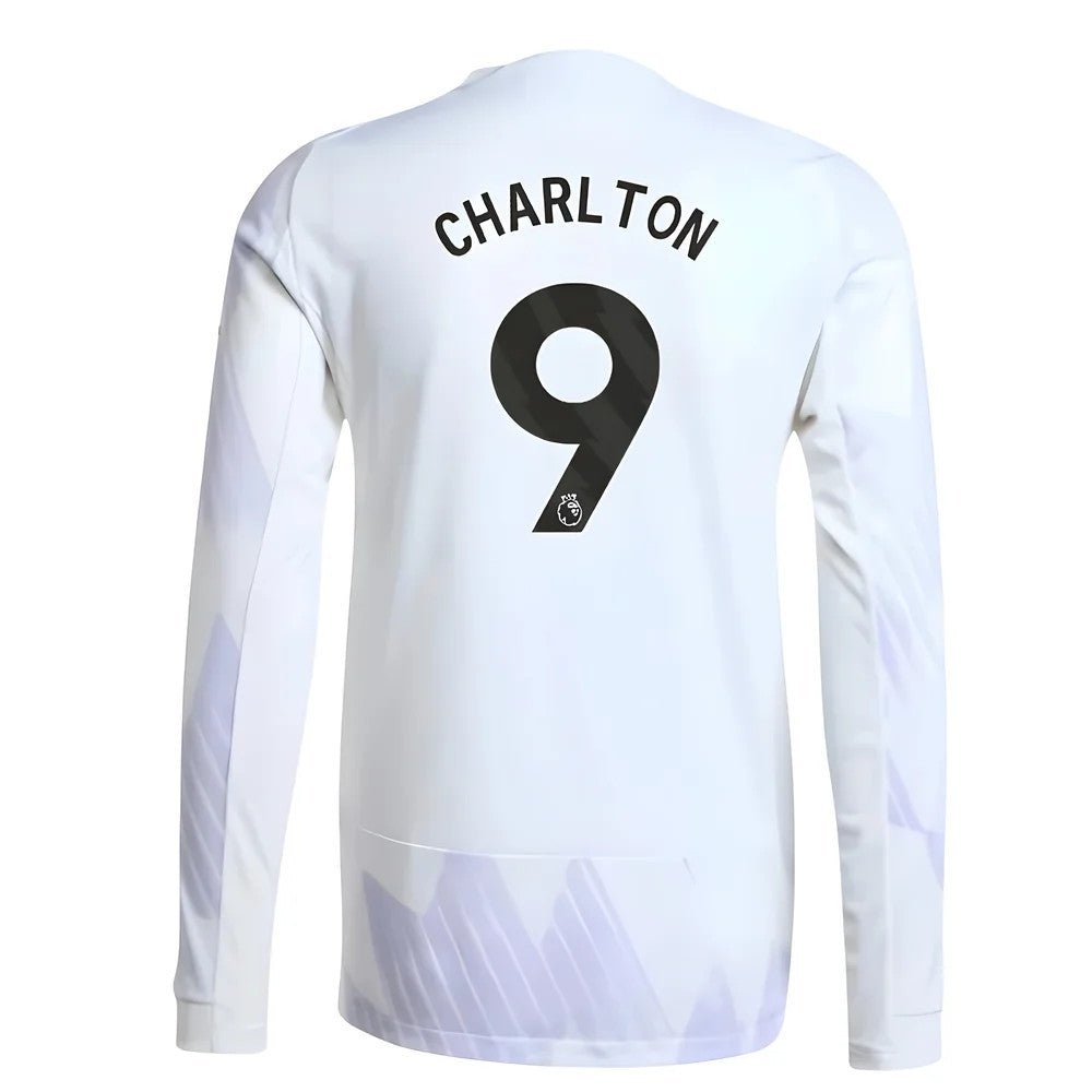 2025-2026 Man Utd Authentic Long Sleeve Away Shirt (Charlton 9)_0