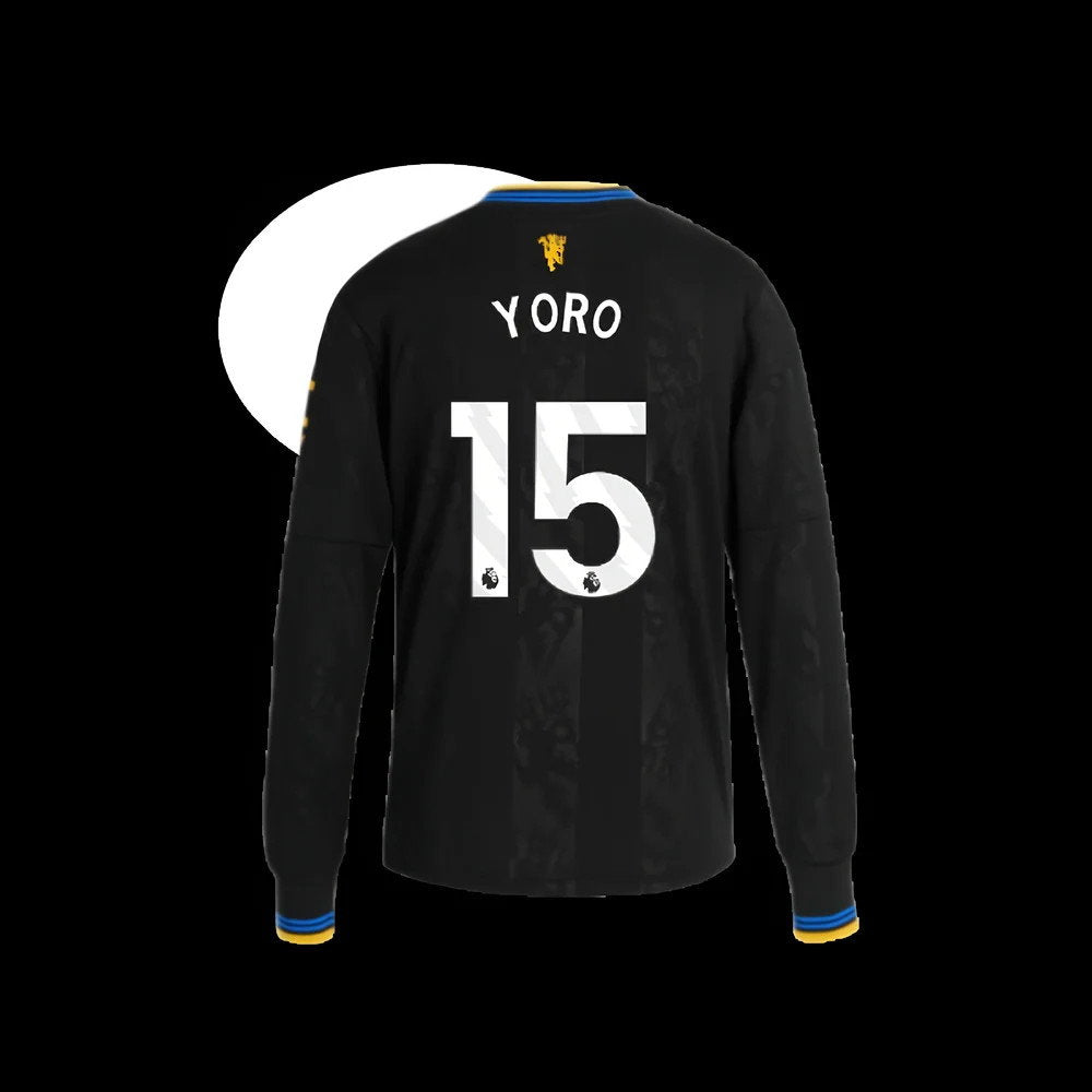 2025-2026 Man Utd Long Sleeve Third Shirt (Kids) (Yoro 15)_0