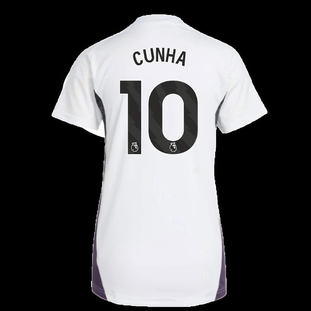 2025-2026 Man Utd Training Jersey (White) - Womens (Cunha 10)_0