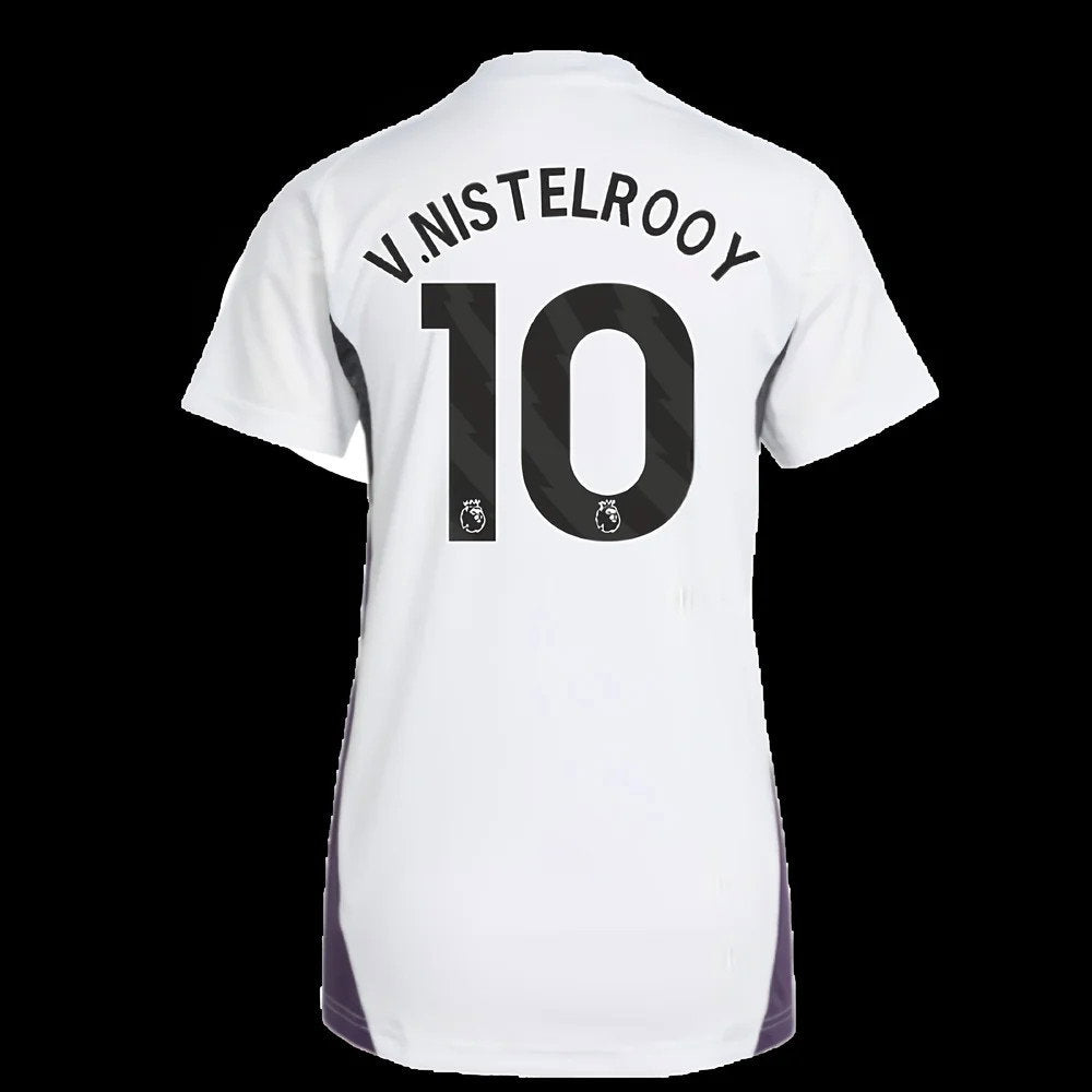 2025-2026 Man Utd Training Jersey (White) - Womens (V.Nistelrooy 10)_0