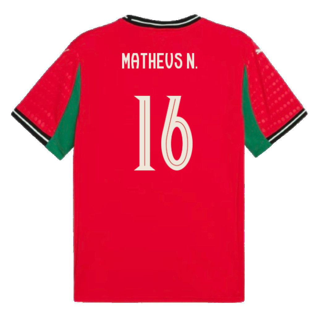 2025-2026 Portugal Womens Team Home Shirt (Unisex) (Matheus N. 16)_2