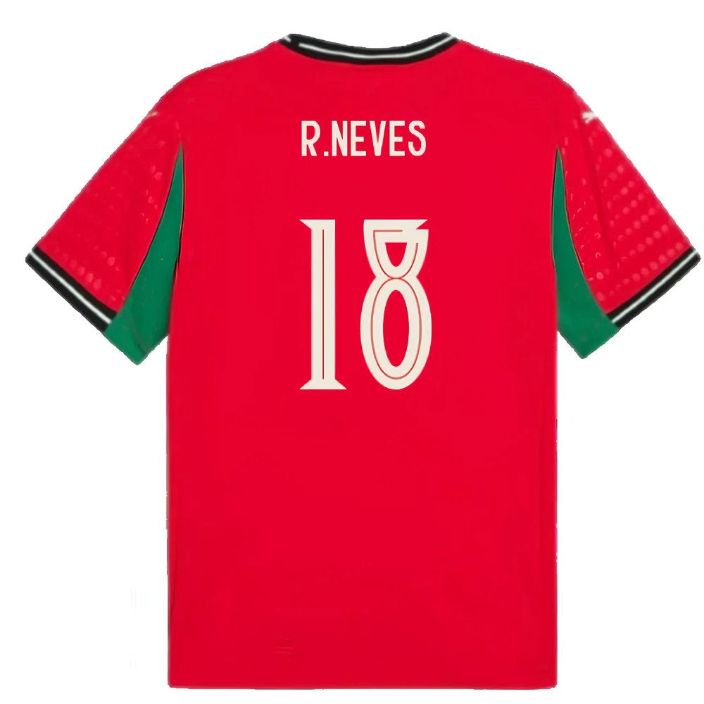 2025-2026 Portugal Womens Team Home Shirt (Unisex) (R.Neves 18)_2