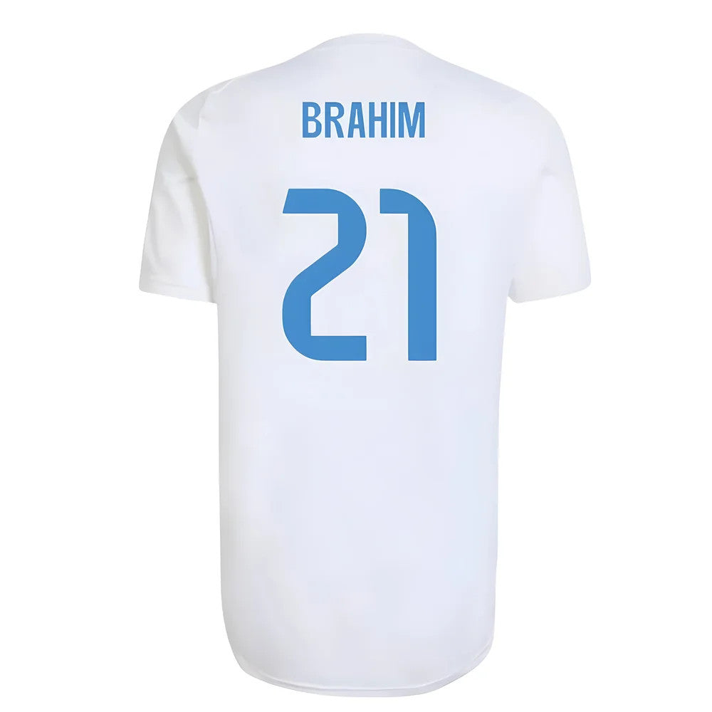 2025-2026 Real Madrid EU Training Jersey (White) (Brahim 21)_0